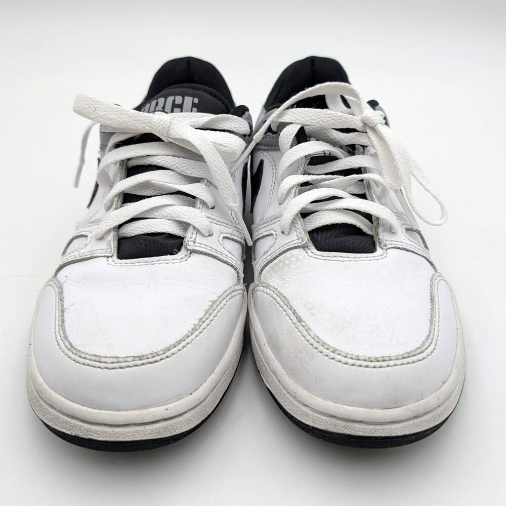 Nike Full Force Low Big Shoes Kids' White/Pewter/Black Size US4.5Y EU36.5 - Picture 12 of 14